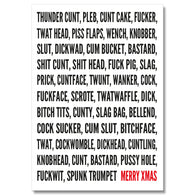 Merry Xmas Insult Christmas Card